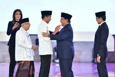 Hasil Debat Pilpres 2019, Warganet Kecewa Aksi Jokowi dan Prabowo