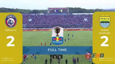 Piala Indonesia: Skor Akhir Arema vs Persib 2-2, Persib ke Perempat Final. Live Streaming via PSSI TV