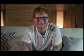 Ed Sheeran Kirim Video Greeeting untuk Penggemarnya di Indonesia