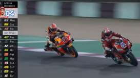 MotoGP Qatar: Ini Video Duel Sengit Andrea Dovizioso vs Marc Marquez