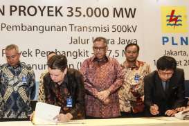 Proyek 35.000 MW Sisakan 6,63% Kapasitas yang Belum Berkontrak