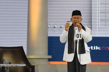 Ma'ruf Amin Setuju Survei Kompas, Selisih Elektabilitas Jokowi vs Prabowo 11,8 Persen  