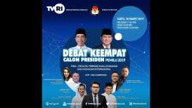 Debat Capres Keempat: Jokowi-Prabowo saling Janji Jaga Persahabatan di Atas Perbedaan. Ini Video Streamingnya