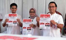 Hasil Quick Count Pemilu 2019 : Lokasi TPS Anies Baswedan Nyoblos, Prabowo-Sandi Menang Tipis