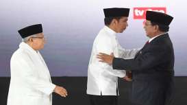 Real Count Sementara KPU : Jokowi-Amin Raih 56,37 Persen Suara