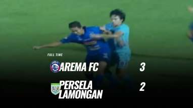 Liga 1: Arema FC vs Persela Skor 3-2, Arema FC Raih Poin Perdana