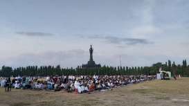 JELAJAH JAWA-BALI 2019: Warga Pulau Jawa Padati Salad Id di Lapangan Renon