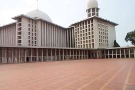 Jokowi Salat Idulfitri di Masjid Istiqlal