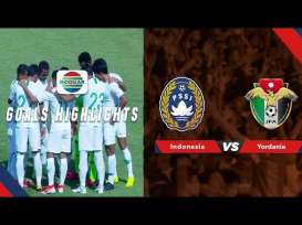 Uji Coba Indonesia vs Yordania 1-4. Ini Videonya