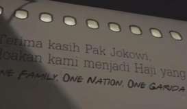 Stiker Ucapan Terima Kasih ke Jokowi di Pesawat Jadi Viral, Garuda : Sudah Dihapus