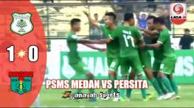 PSMS Tekuk Persita 1-0, PSMS Puncaki Klasemen. Ini Videonya