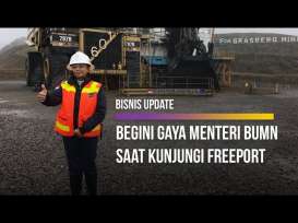 Menengok Freeport, Ini yang Dilihat Menteri BUMN Rini Soemarno