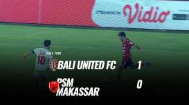 Bali United Tekuk PSM Makassar 1-0, Bali United Puncaki Klasemen. Ini Videonya