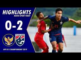 AFF U15: Thailand Tekuk Indonesia  2-0, Kontra Malaysia di Final. Ini Videonya