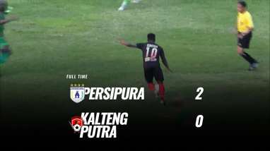 Liga 1: Persipura vs Kalteng 2-0, Persipura Melejit ke Posisi 9. Ini Videonya