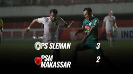 PSS Sleman Tekuk PSM Makassar 3-2, Naik ke Posisi 4. Ini videonya