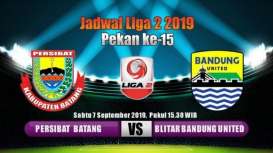 Persibat vs Bandung United saling Jauhi Zona Degradasi, Live Sekarang