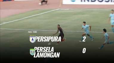 Persipura Hajar Persela 2-0, Melejit ke Posisi 6. Ini Videonya