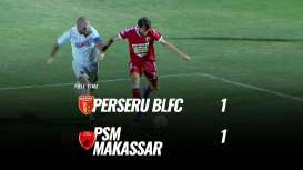 Badak Lampung vs PSM Makassar 1-1, Dendam tak Terlampiaskan. Ini videonya