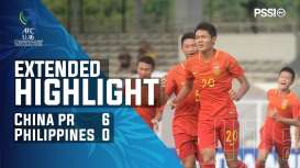 Piala FC U-16: China Hajar Filipina 6-0, Puncaki Grup G. Ini Videonya