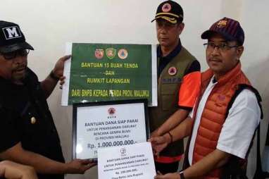 BNPB Salurkan Dana Siap Pakai untuk Darurat Gempa Maluku