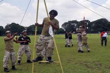 Calon Karyawan PTPN Ikut Latihan Bela Negara