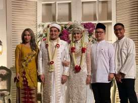 Tsamara Amany dan Ismail Fajrie Alatas Menikah, Ma'ruf Amin Saksinya