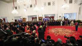 Jokowi Lantik 38 Menteri Kabinet Indonesia Maju