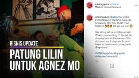 Patung Lilin Agnez Mo di Madam Tussauds Singapura