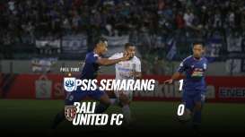 PSIS Tekuk Bali United 1-0, ini Videonya