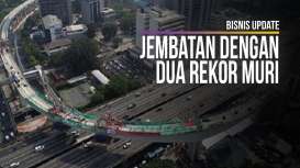 Intip Jembatan Lengkung Terpanjang untuk LRT Jabodebek