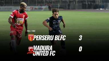 Badak Lampung Hajar Madura United 3-0, masih di Zona Degradasi. Ini Videonya