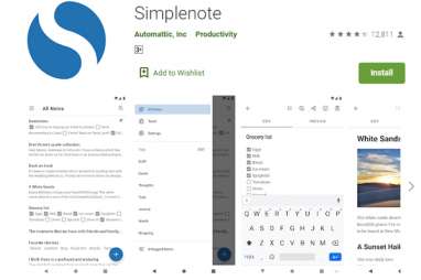 Simplenote, Aplikasi Sederhana Penyimpan Catatan