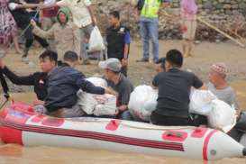 Sinergi BUMN Ringankan Derita Korban Banjir Lebak