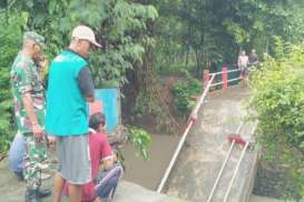 Jembatan di Bantul Ambruk, Akses 2 Dusun di Sanden Terputus 