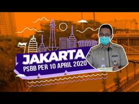PSBB DKI Jakarta Berlaku Mulai 10 April 2020