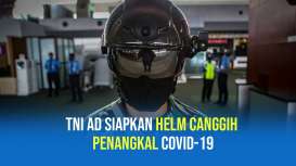TNI AD Siapkan Helm Canggih Pendeteksi Suhu Tubuh
