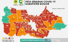 3 Kecamatan di Kabupaten Bogor Zona Hijau, 28 Zona Merah. Ini Daftarnya