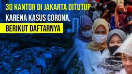 30 Kantor di DKI Jakarta Ditutup Imbas Kasus Covid-19