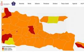 Zona Merah Covid-19 di Jatim per 7 Februari Kota Madiun dan Jombang