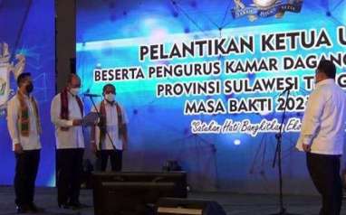 Lantik Pengurus Kadin Sultra, Anindya Bakrie Janji Majukan Perekonomian Indonesia
