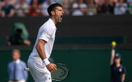 Hasil Tenis Wimbledon, Novak Djokovic & Andrey Rublev ke 16 Besar