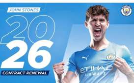 Bek Manchester City John Stones Teken Kontrak Baru 5 Tahun