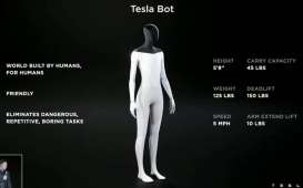 Fakta Unik Tesla Bot, Robot AI Buatan Elon Musk