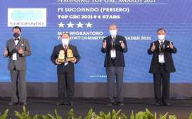 Sucofindo Raih Dua Penghargaan Top GRC Award 2021