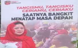 Baliho Puan Maharani Banyak Terpasang di Sekitar Lokasi Pengungsian Korban Erupsi Gunung Semeru, Ini Komentar Netizen