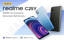 Bawa Kamera Belakang 50 MP, Realme C25Y Dibanderol Rp1,8 Jutaan