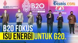 B20 Rekomendasikan Sejumlah Isu Energi Untuk G20