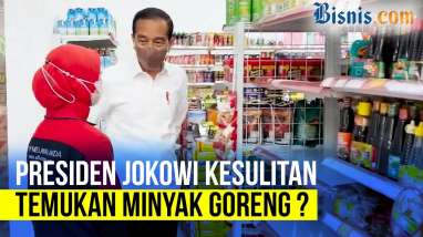 Jokowi Blusukan, Pantau Ketersediaan Minyak Goreng di Yogyakarta