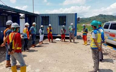 Dahana Turut Bangun Bendungan Leuwikeris Ciamis